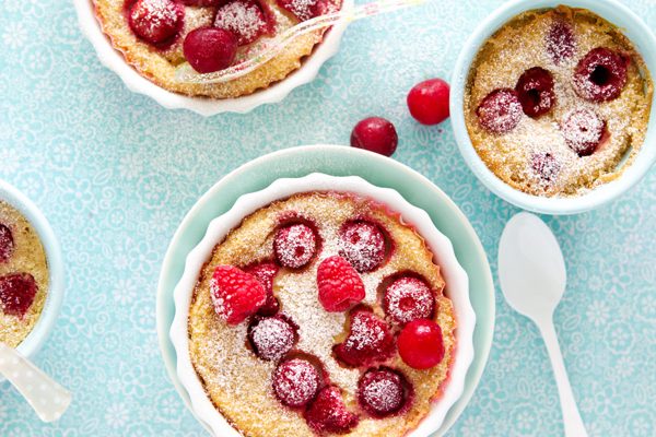 Crème amandine aux fruits rouges