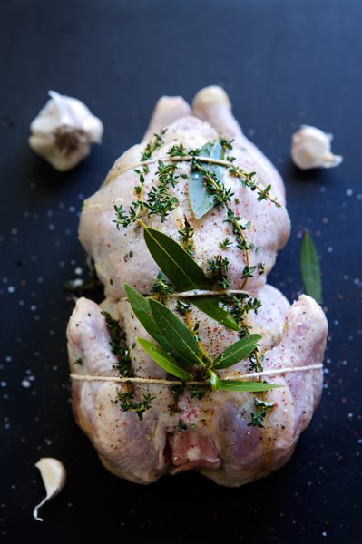 Poulet au four