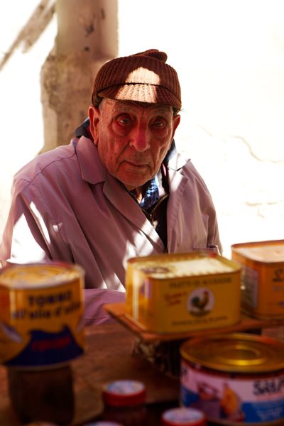 Old Man in Market, Palermo in Sicily