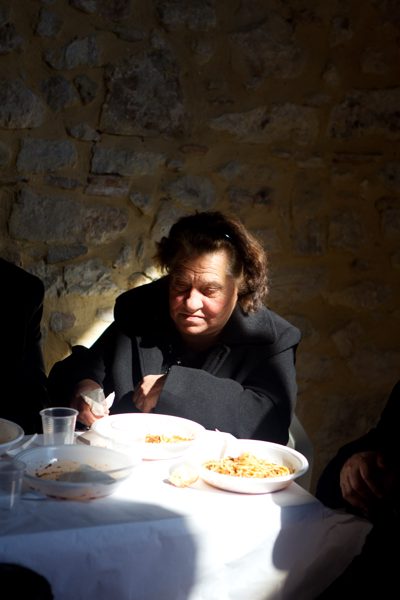 Woman during Saint Joseph Lunch, Sicily