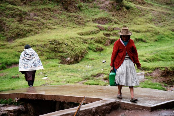 Woman and the Water Bucket, Peru